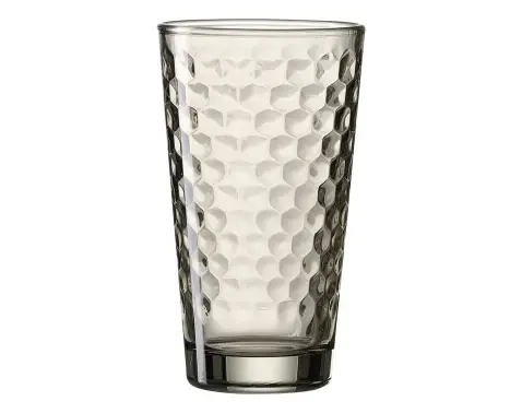 Sklenice Favo 400 ml, kouřově šedá