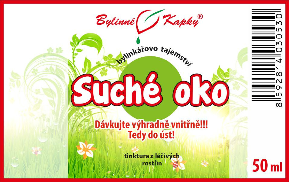 Suché oko - Bylinné kapky (tinktura) Bylinkářovo tajemství 50 ml