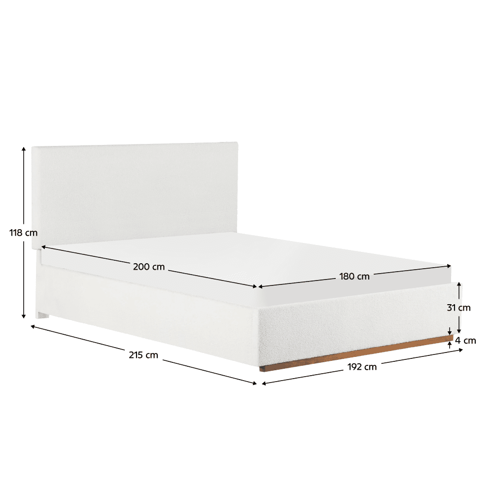 Postel s úložným prostorem NUVOLA Tempo Kondela