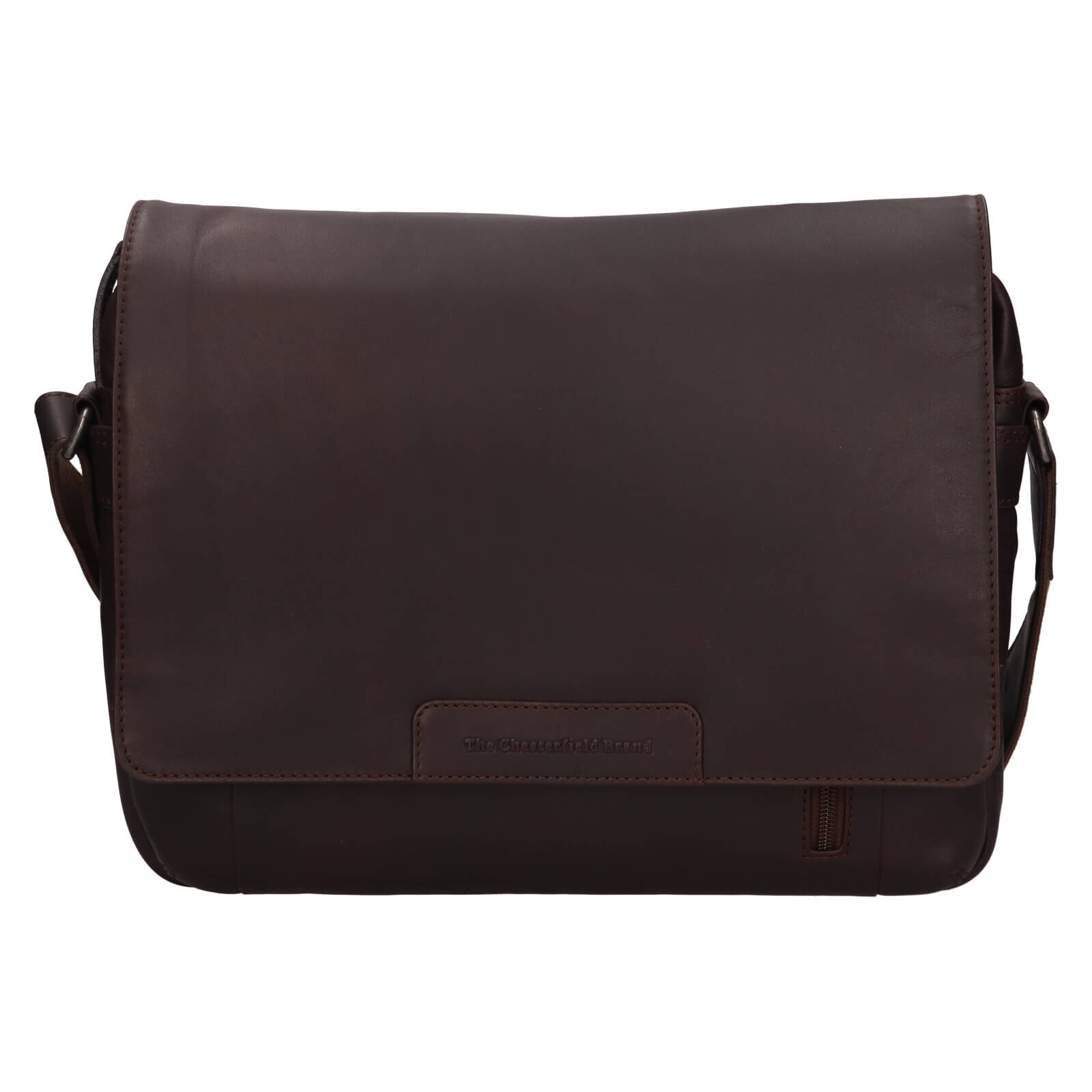 Pánská kožená taška přes rameno The Chesterfield Brand Gili - tmavě hnědá
