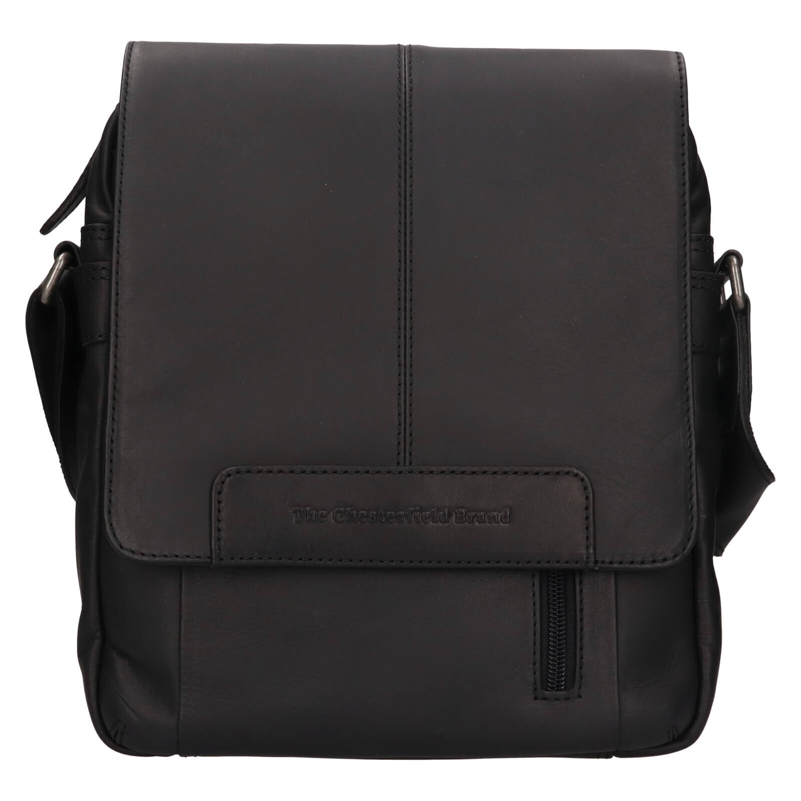 Pánská kožená taška přes rameno The Chesterfield Brand Remy - černá