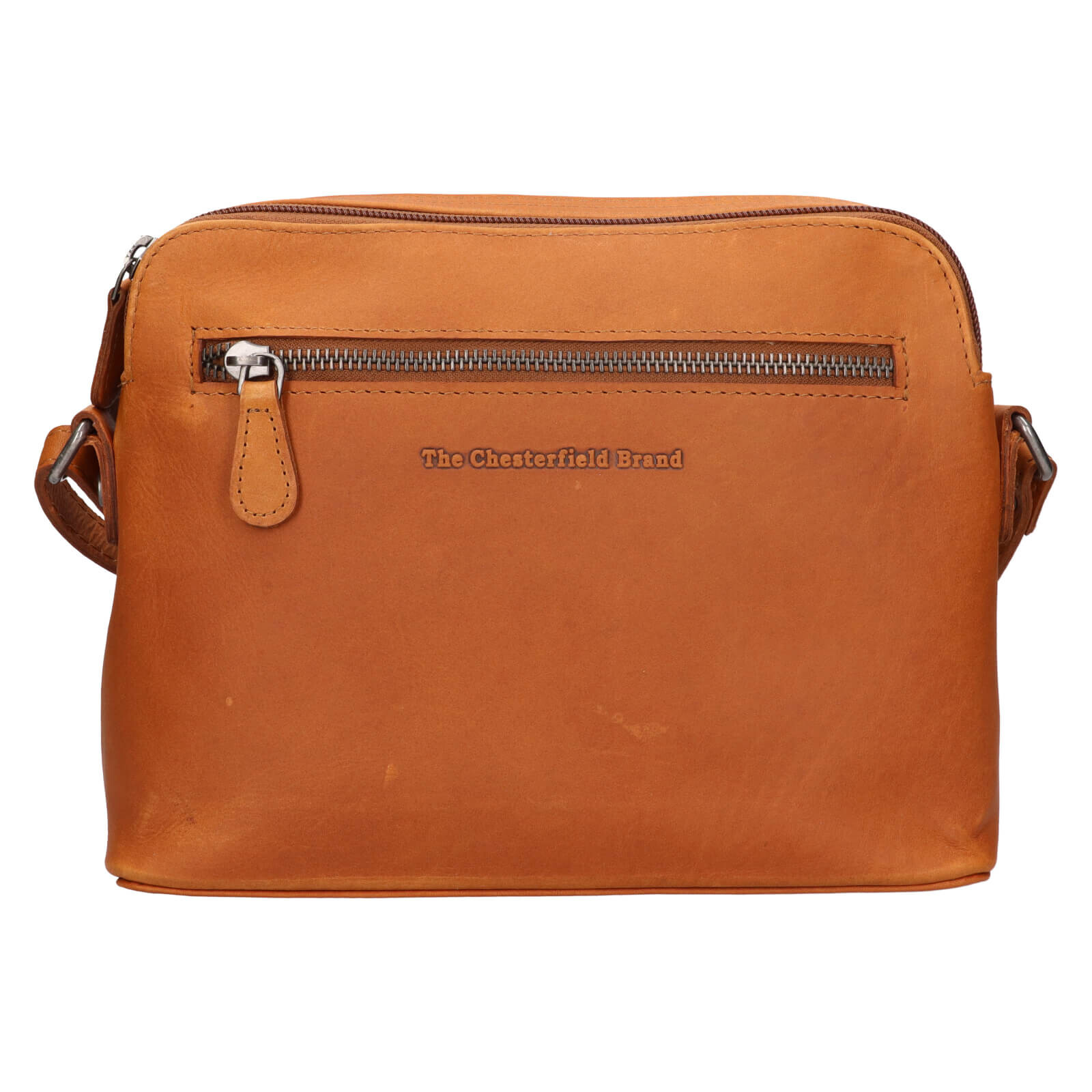 Dámská kožená crossbody kabelka The Chesterfield Brand Nebraska - koňak