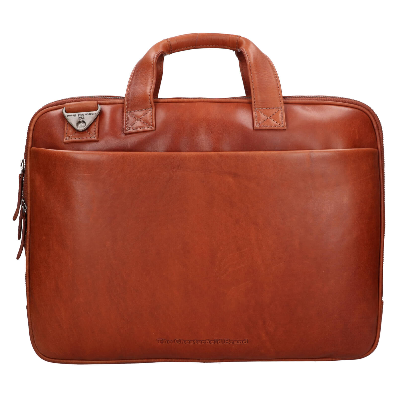 Pánská kožená taška na notebook The Chesterfield Brand Iseo - koňak
