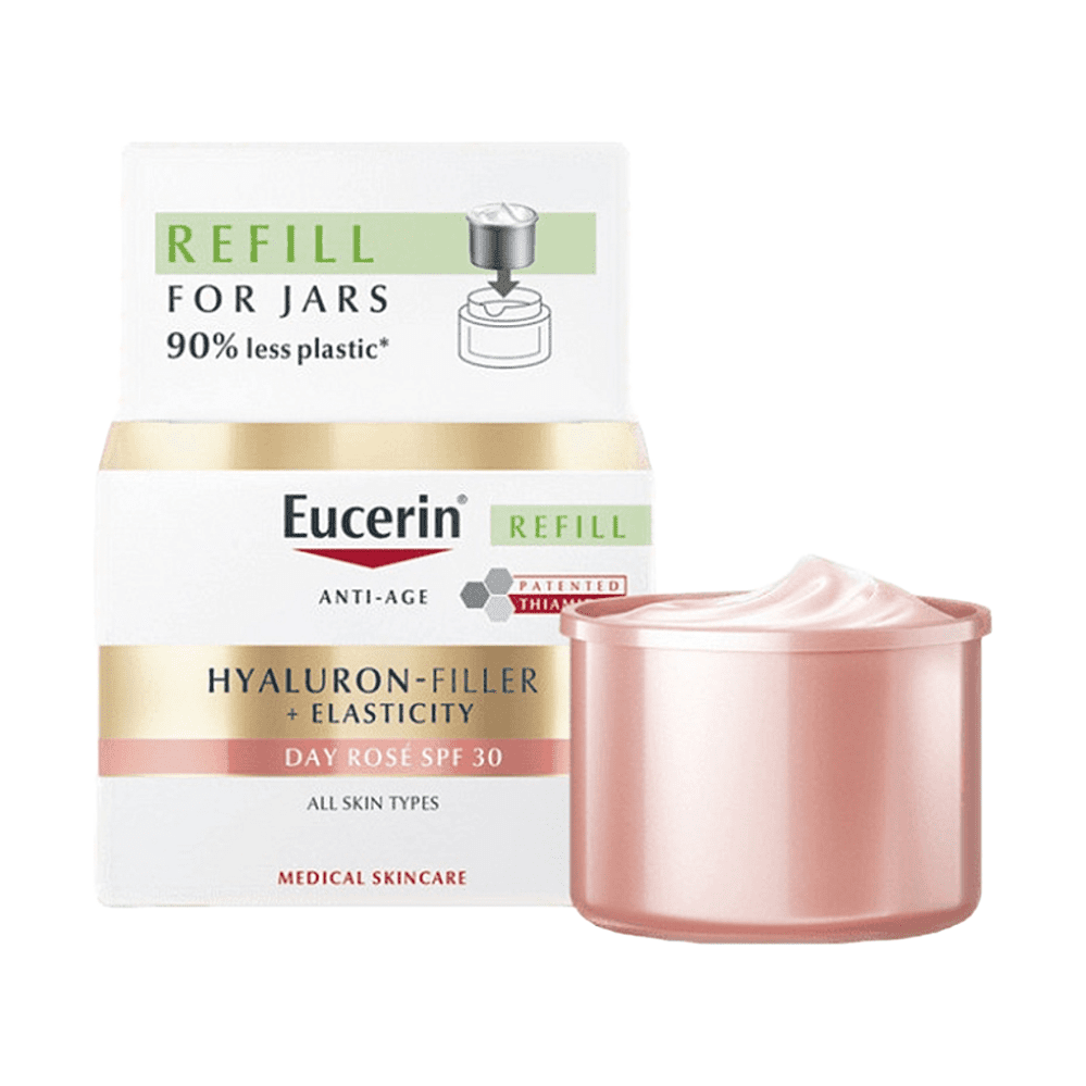 EUCERIN Hyaluron-Filler + Elasticity Denní krém Rosé REFILL, 50ml