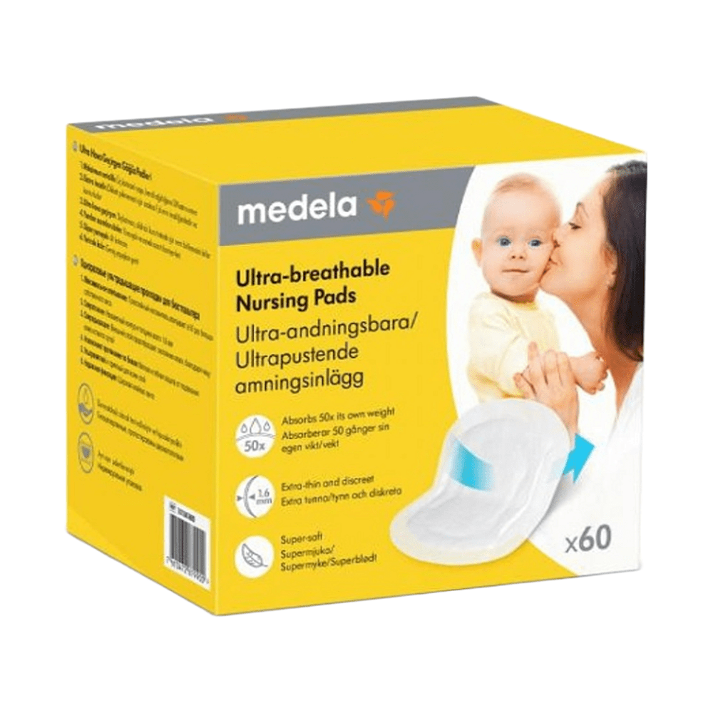 MEDELA Prsní vložky jednorázové ultra prodyšné 60 kusů