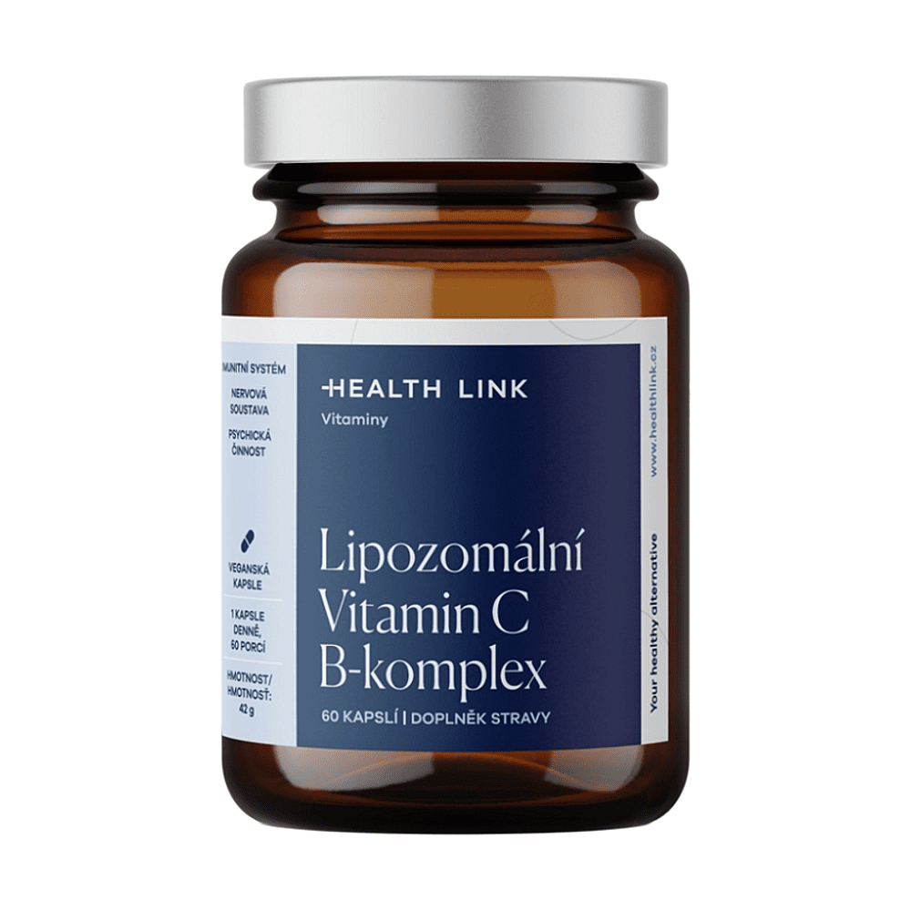 HEALTH LINK Lipozomální vitamin C+B-komplex kapsle 60 kapslí
