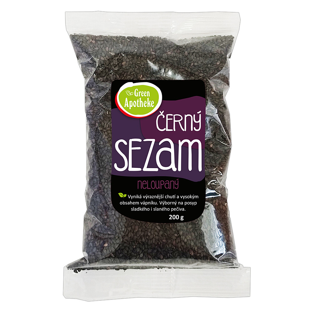 GREEN APOTHEKE Sezam černý neloupaný 200 g