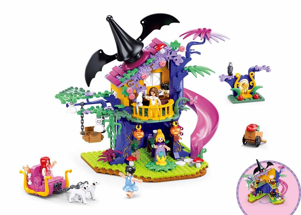 Stavebnice Sluban Girls Dream Kouzelný dům M38-B1057