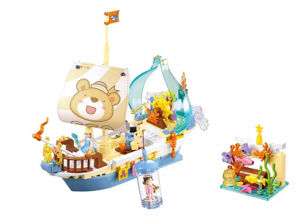 Stavebnice Sluban Girls Dream Cesta za pokladem Loď pro lovce M38-B1173