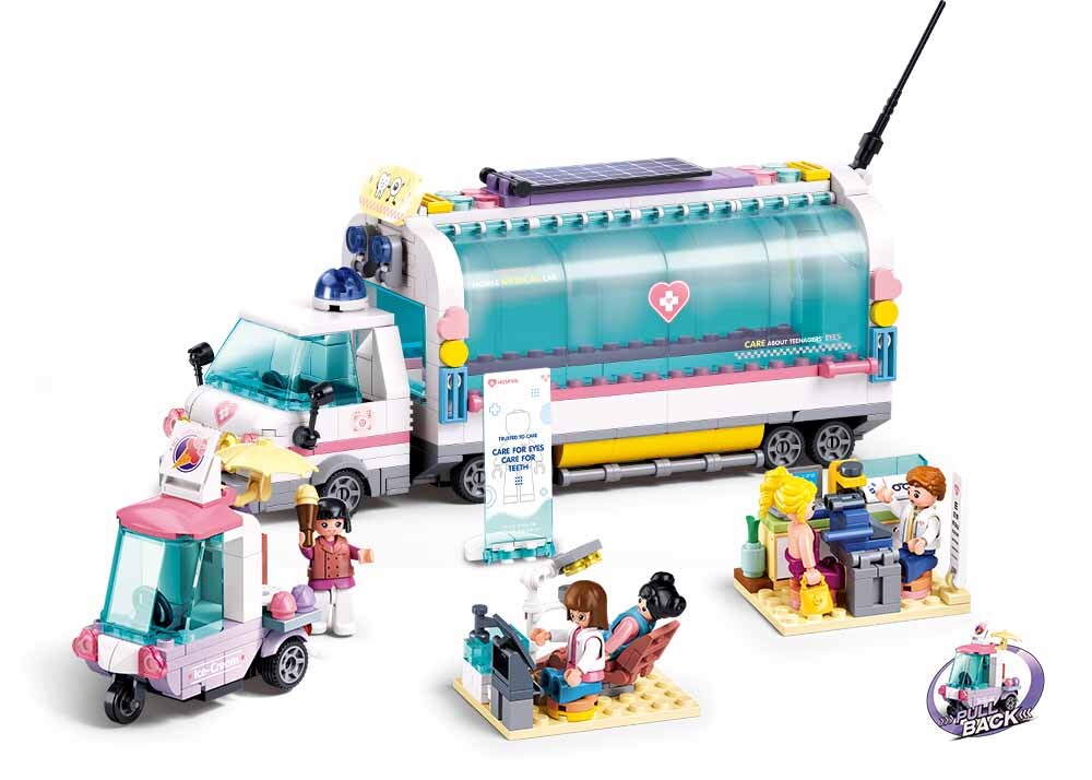 Stavebnice Sluban Metropolis Mobilní ošetřovací vůz M38-B1215