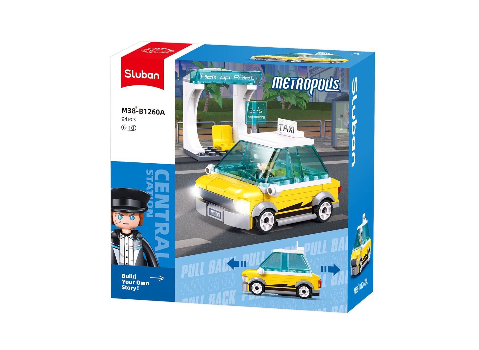 Stavebnice Sluban Metropolis Taxi M38-B1260A