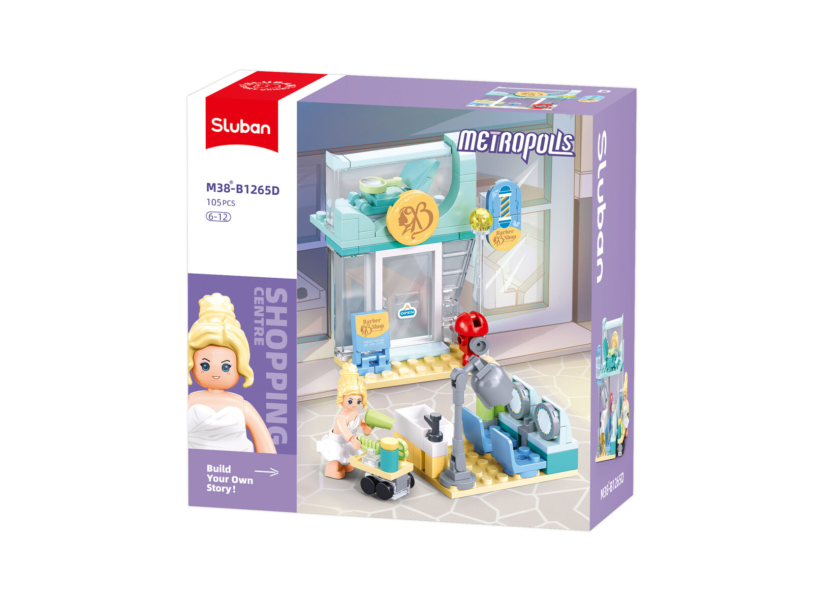 Stavebnice Sluban Metropolis Kadeřnictví M38-B1265D