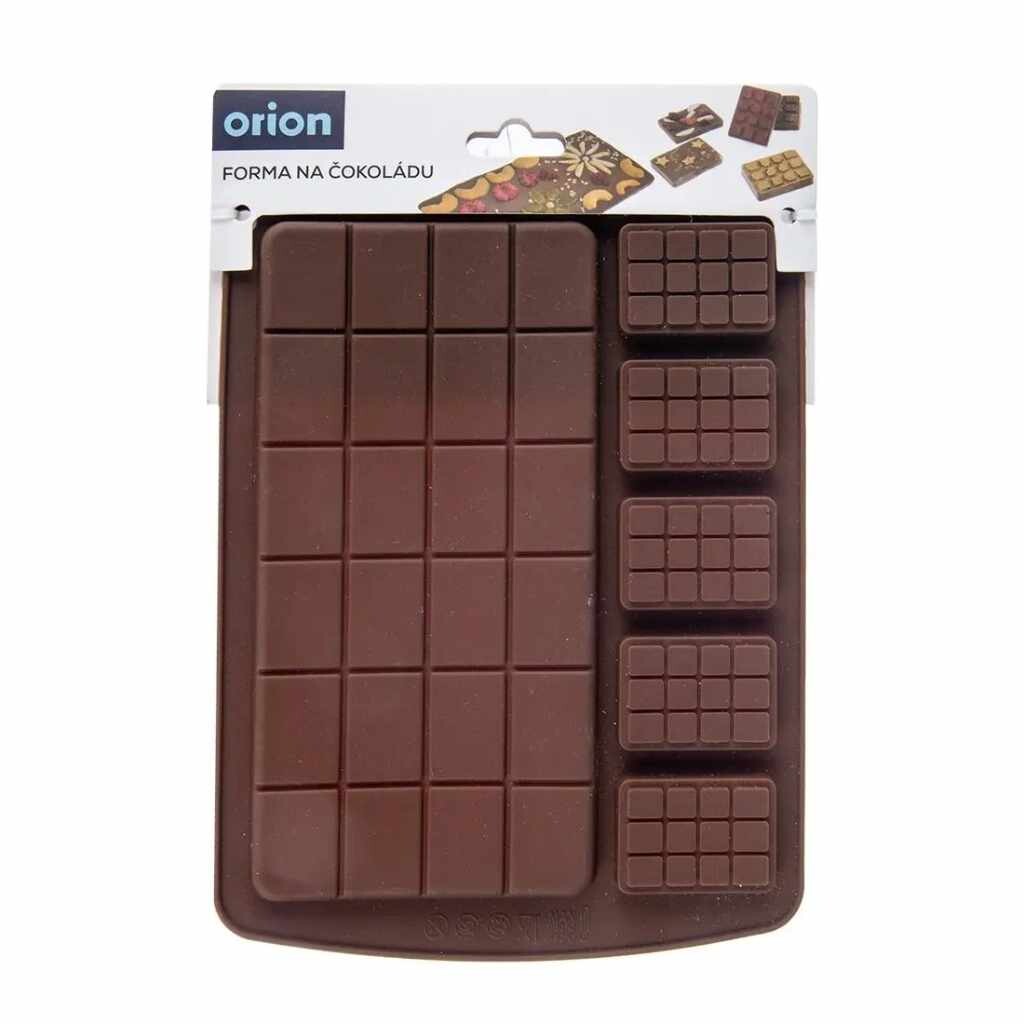 Orion domácí potřeby Orion Silikonová forma na čokoládu Tabulky (1x maxi, 5x mini)