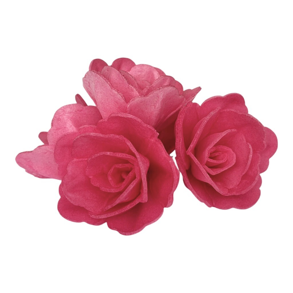 Hospodyňkám.cz Jedlý papír 3D Čínská růže růžová 5ks