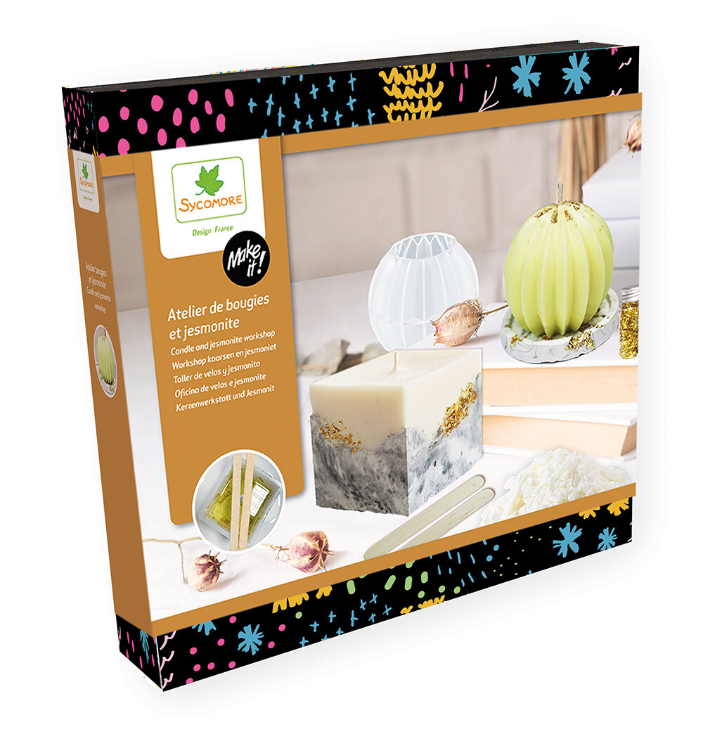 Make it! - výroba svíček a svícnů