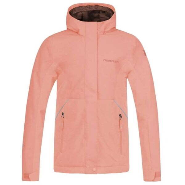 Hannah VALA JR Dívčí lyžařská bunda, lososová, velikost 146-152