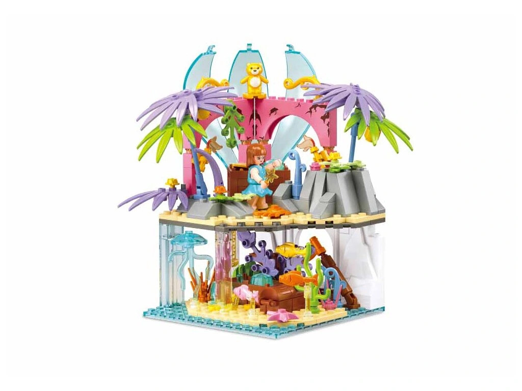 Stavebnice Sluban Girls Dream Cesta za pokladem Skrytý Ostrov M38-B1172