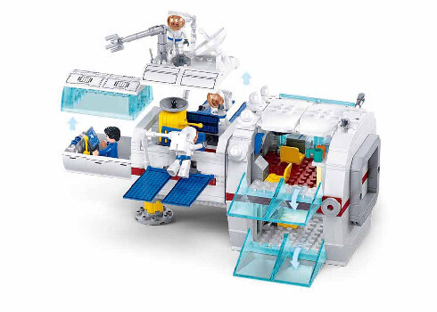 Stavebnice Sluban Space Řídicí modul stanice Dream M38-B1201