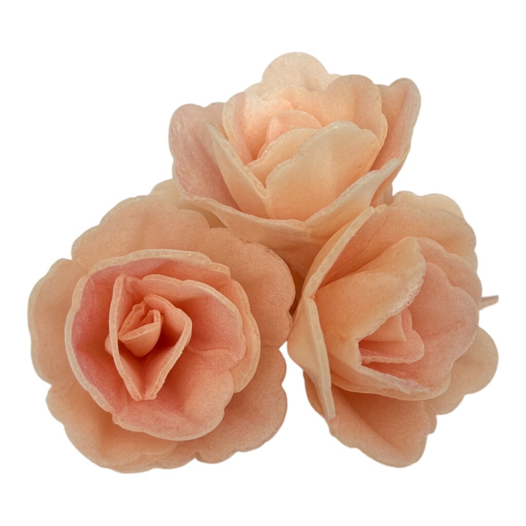 Hospodyňkám.cz Jedlý papír 3D Čínská růže pudrová 5ks