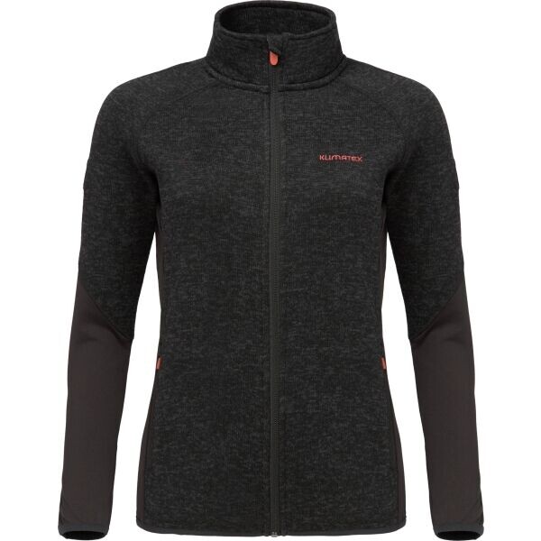 Klimatex SORA Dámská hybridní mikina, černá, velikost