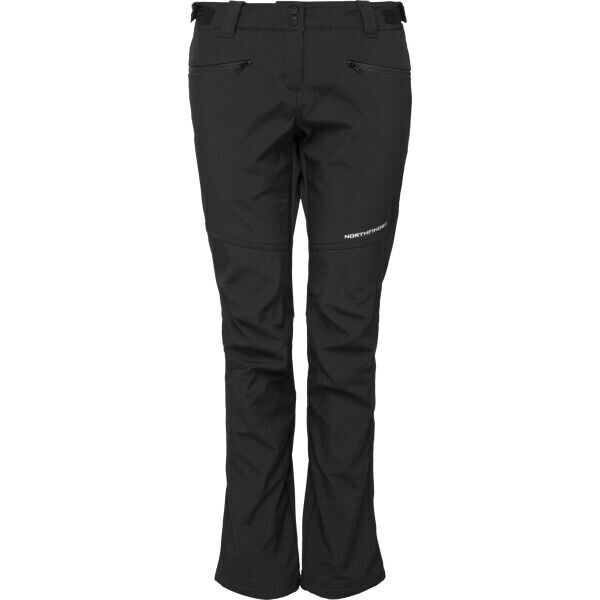 Northfinder HAYNA Dámské softshellové kalhoty, černá, velikost