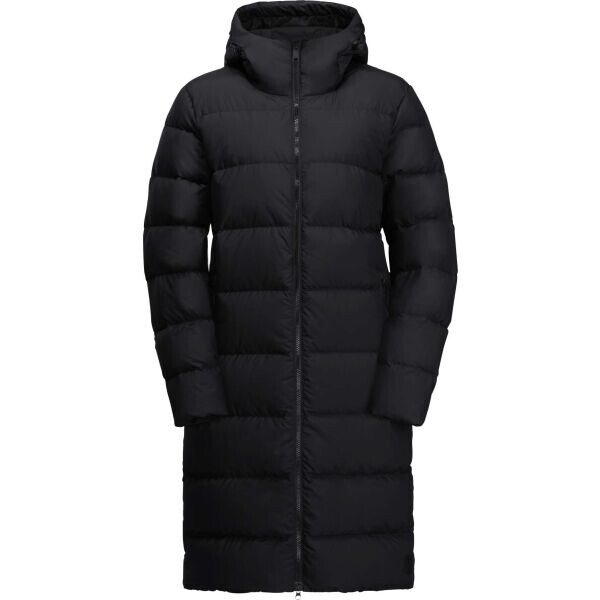 Jack Wolfskin FROZEN PALACE COAT W RDS Dámský zimní kabát, černá, velikost