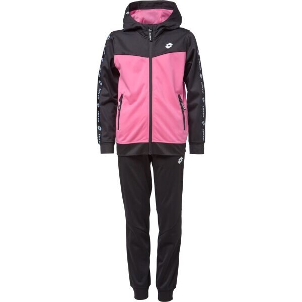 Lotto IGANA Dívčí tepláková souprava s kapucí, černá, velikost 116-122