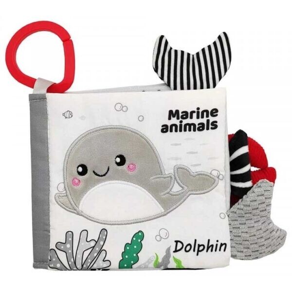 AKUKU MOŘE Dětská senzorická knížka, mix, velikost