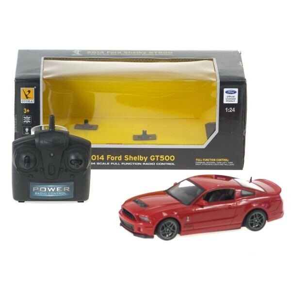 ADAR RC AUTO 1:24 FORD GT500 RC model auta, červená, velikost