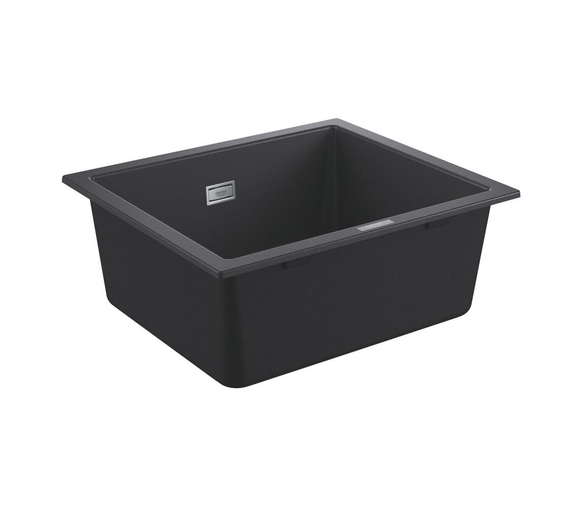 GROHE GROHE 31654AP0 - Dřez K700U 533 × 457 mm černý granit/černá