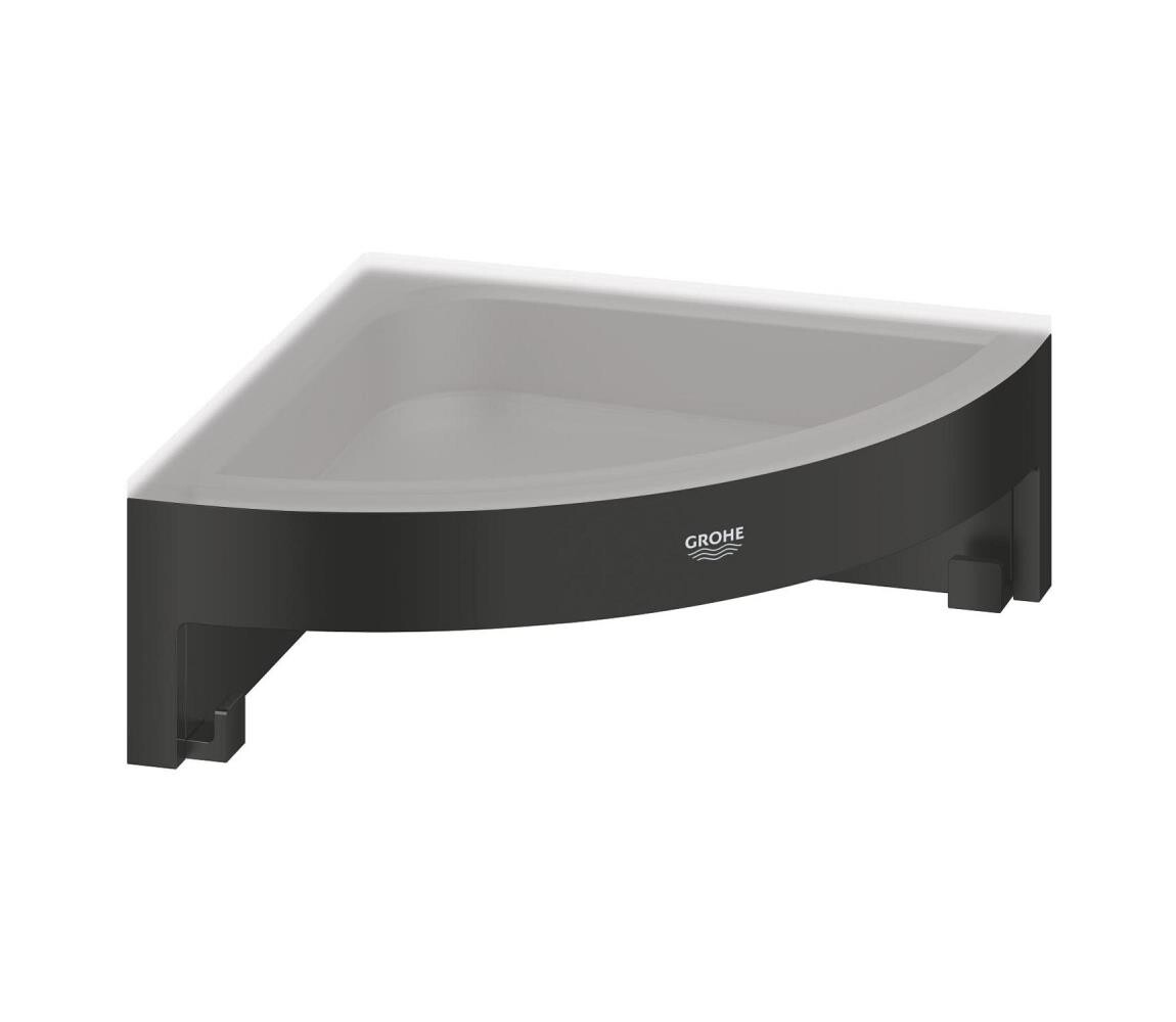 GROHE GROHE 411062430 - Rohová sprchová polička ESALS 250 × 250 mm černá