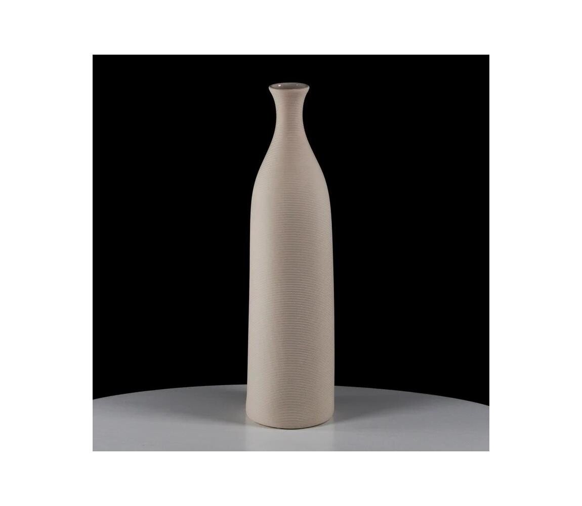 Estilo Home Keramická váza 46 cm bílá