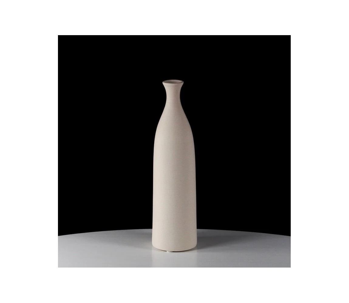 Estilo Home Keramická váza 33 cm bílá