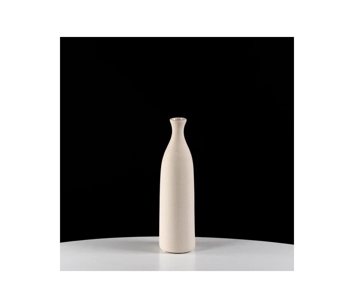 Estilo Home Keramická váza 25 cm bílá