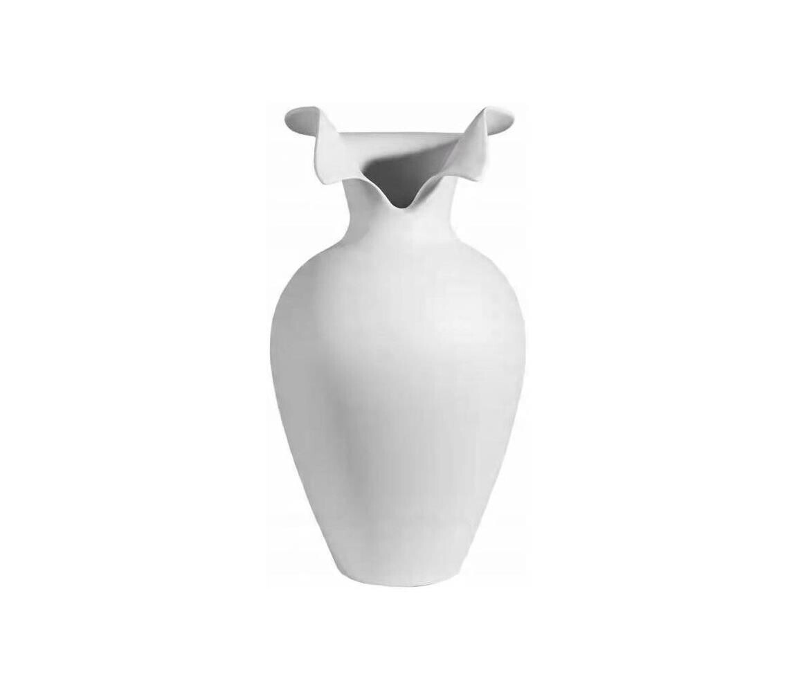 Estilo Home Keramická váza 41,5x23 cm bílá