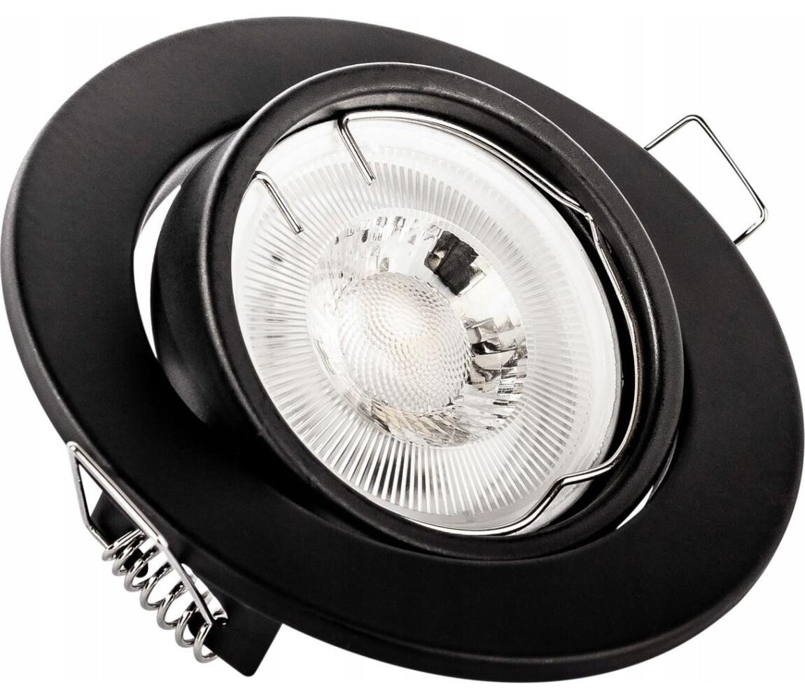 Podhledové svítidlo 1xGU10/MR16/10W/230V pr. 9 cm černá