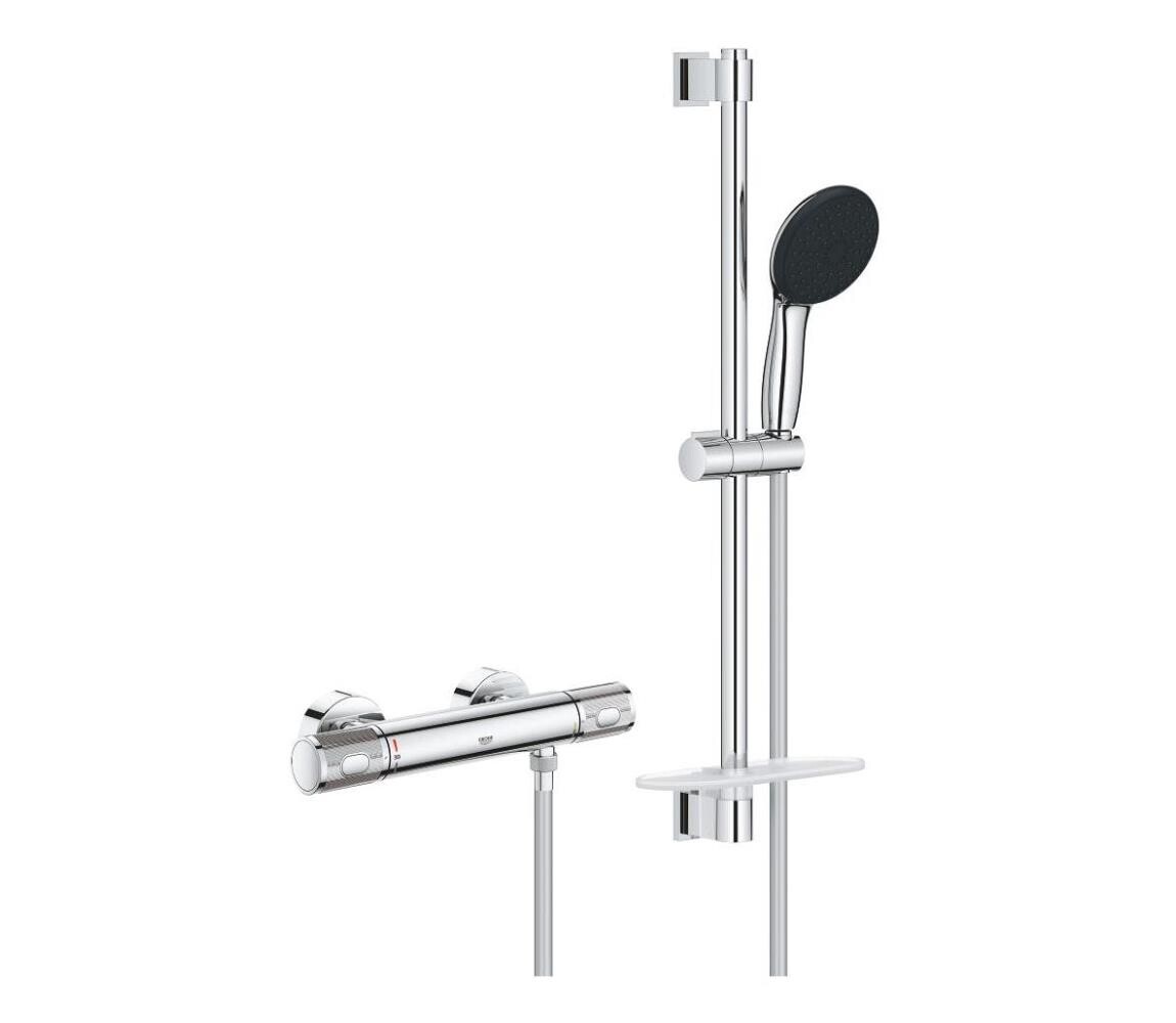 GROHE GROHE 34791001 - Termostatická sprchová souprava PRECISION FEEL 600 mm chrom