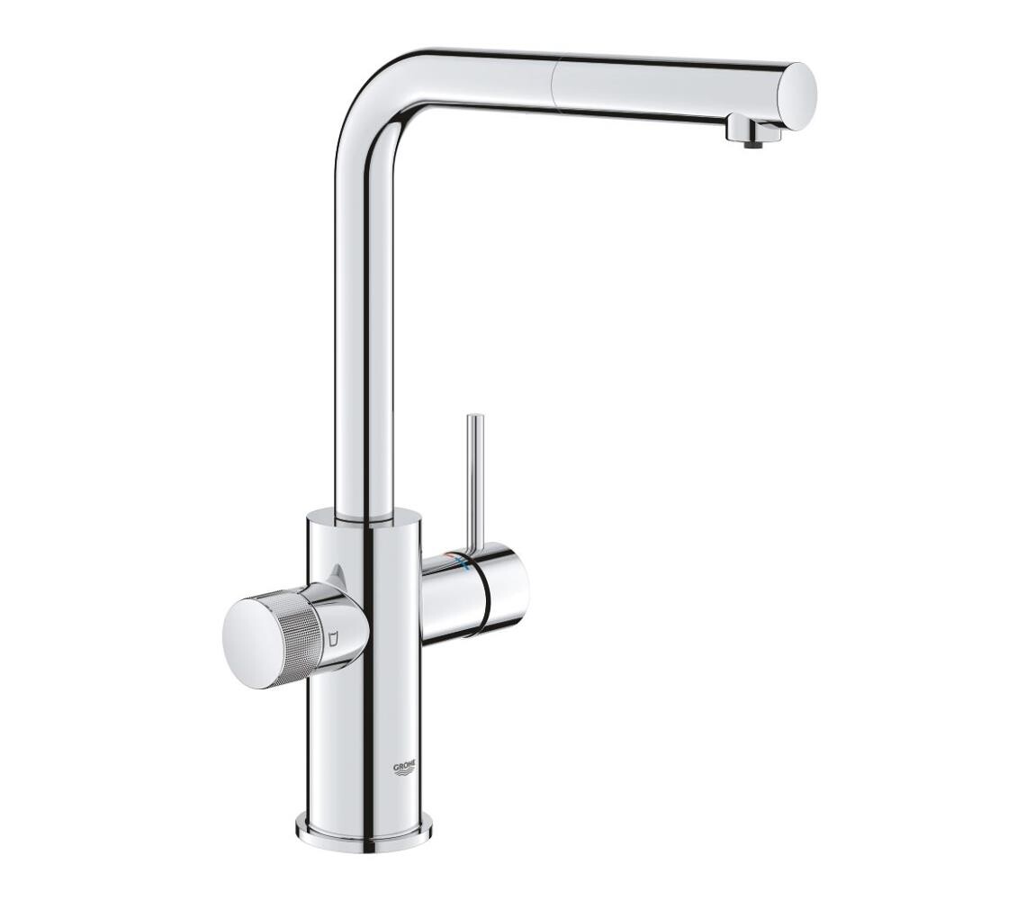 GROHE GROHE 30601000 - Dřezová baterie BLUE PURE A s výsuvnou koncovkou lesklý chrom