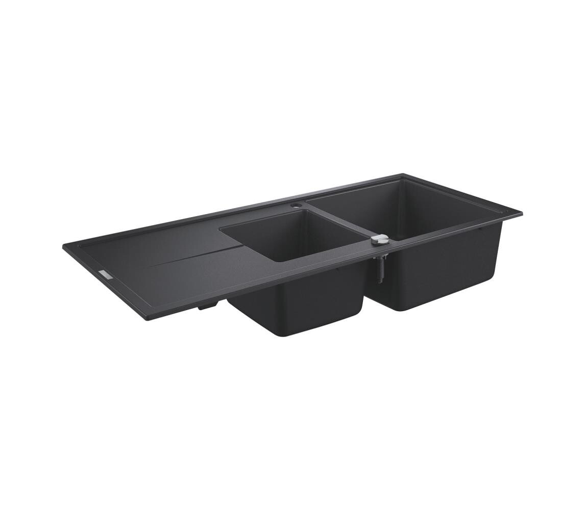 GROHE GROHE 31643AP0 - Kompozitní dřez K400 1160 × 500 mm kámen/černá