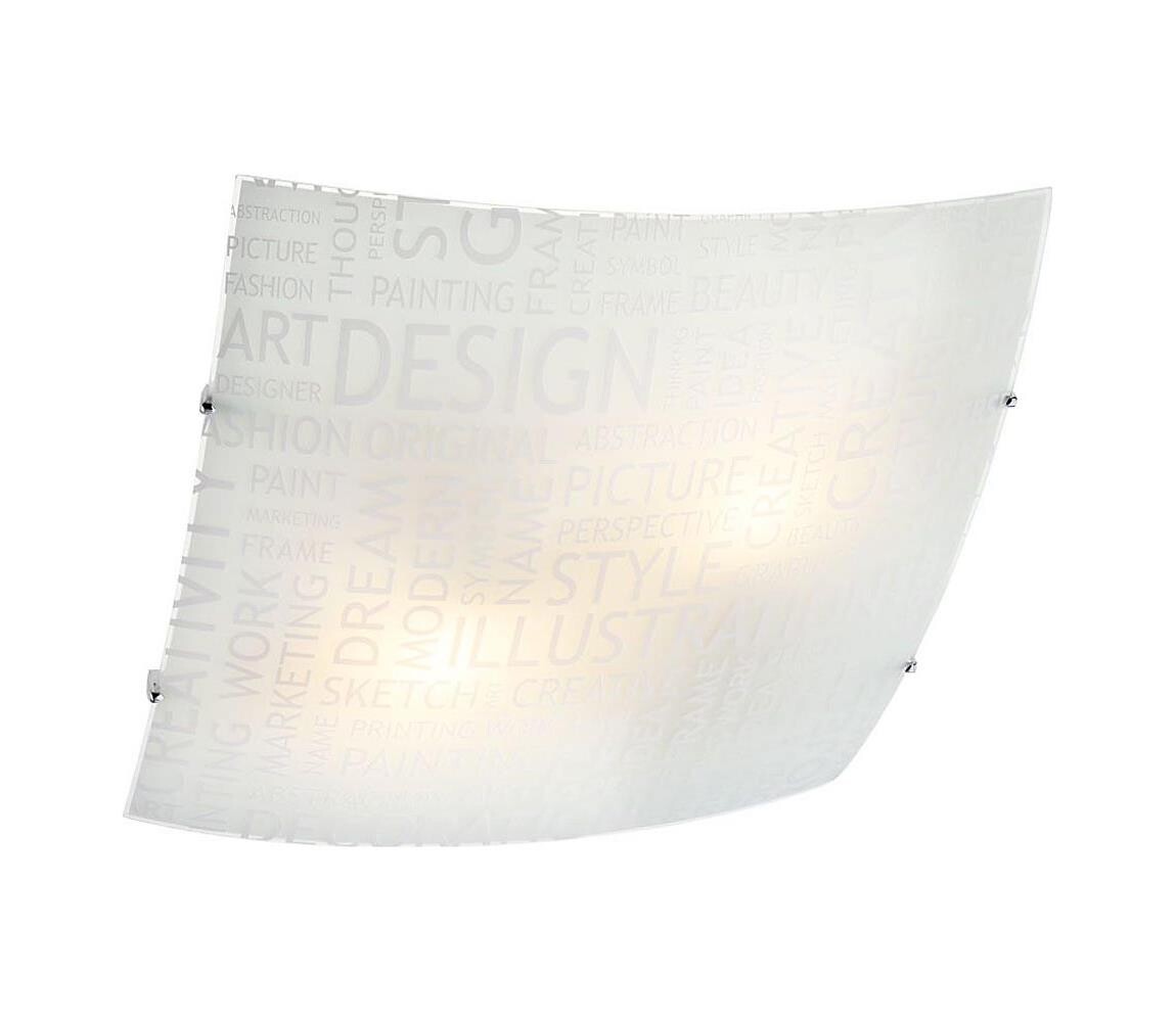 Redo Redo 05-818 - Stropní svítidlo NOTES 2xE27/42W/230V 39x39 cm bílá