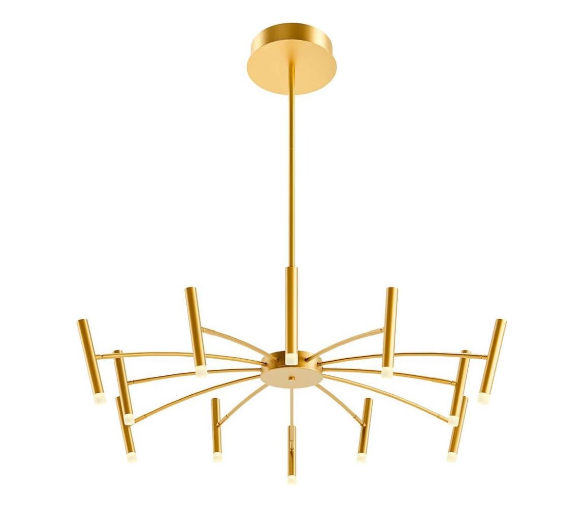 Redo Redo 01-3448 - LED Stmívatelný lustr na tyči RAYEN LED/60W/230V CRI 90 zlatá