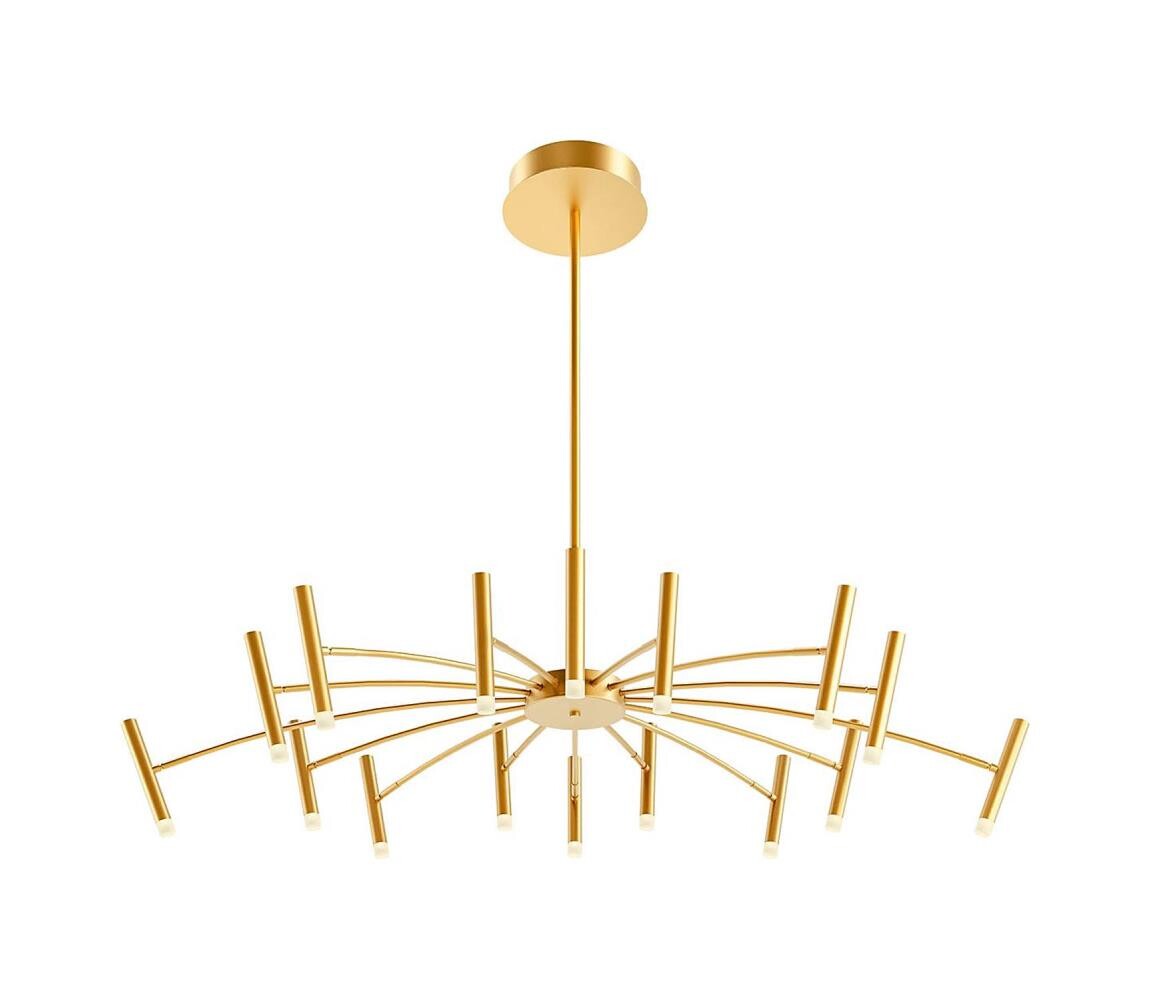 Redo Redo 01-3450 - LED Stmívatelný lustr na tyči RAYEN LED/80W/230V CRI 90 zlatá