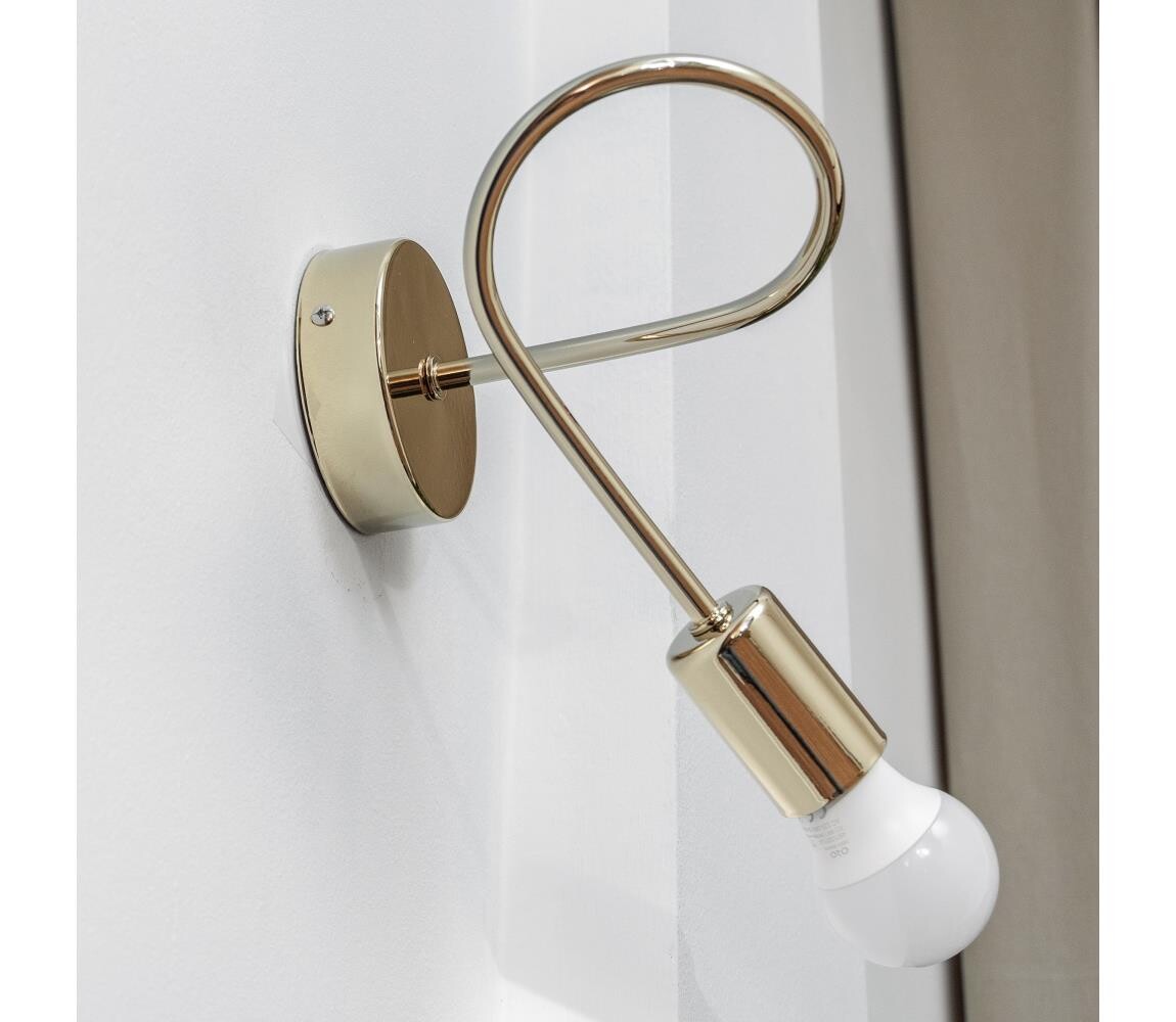 Nástěnné svítidlo OXFORD 1xE27/15W/230V zlatá