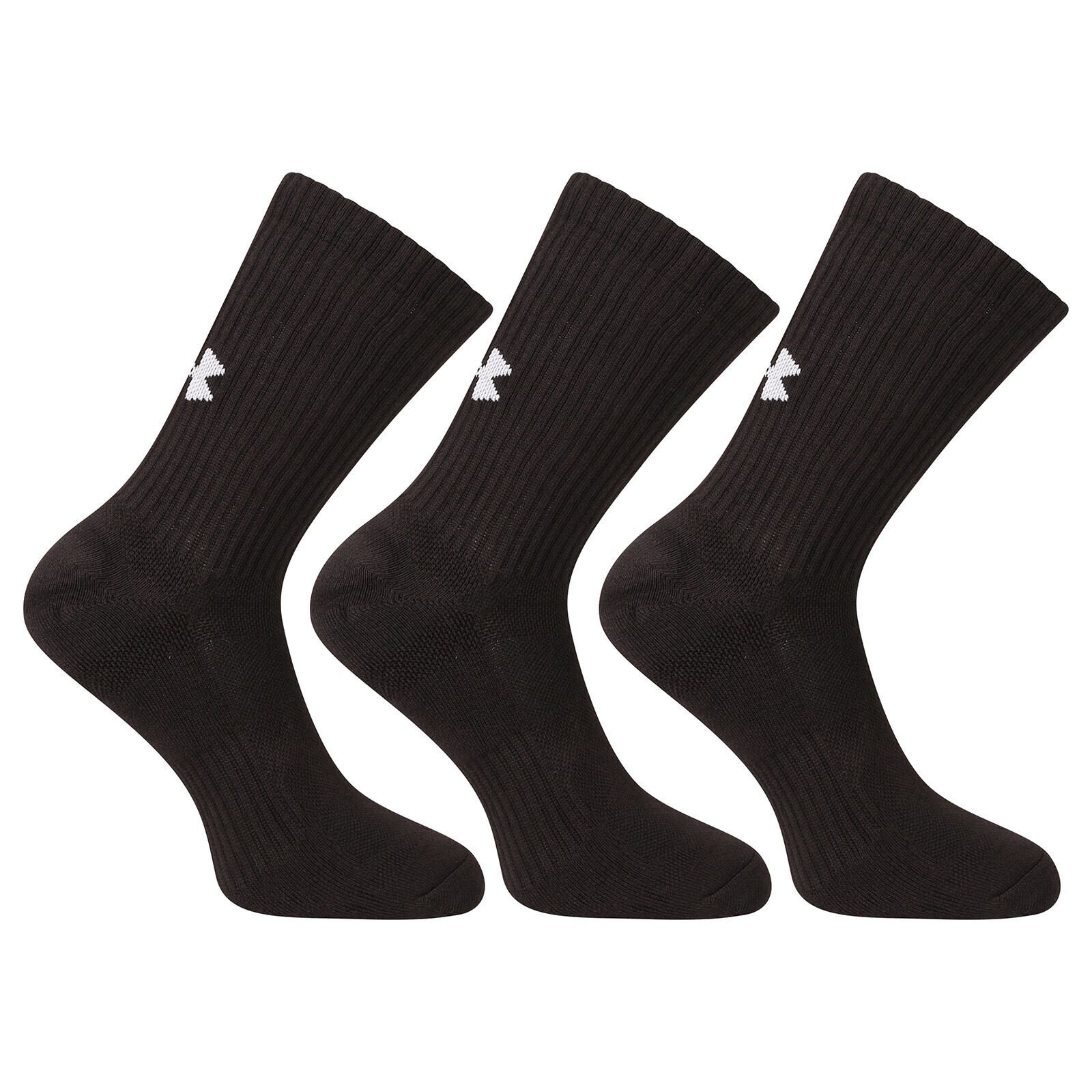 3PACK ponožky Under Armour černé (1386311 001) XL
