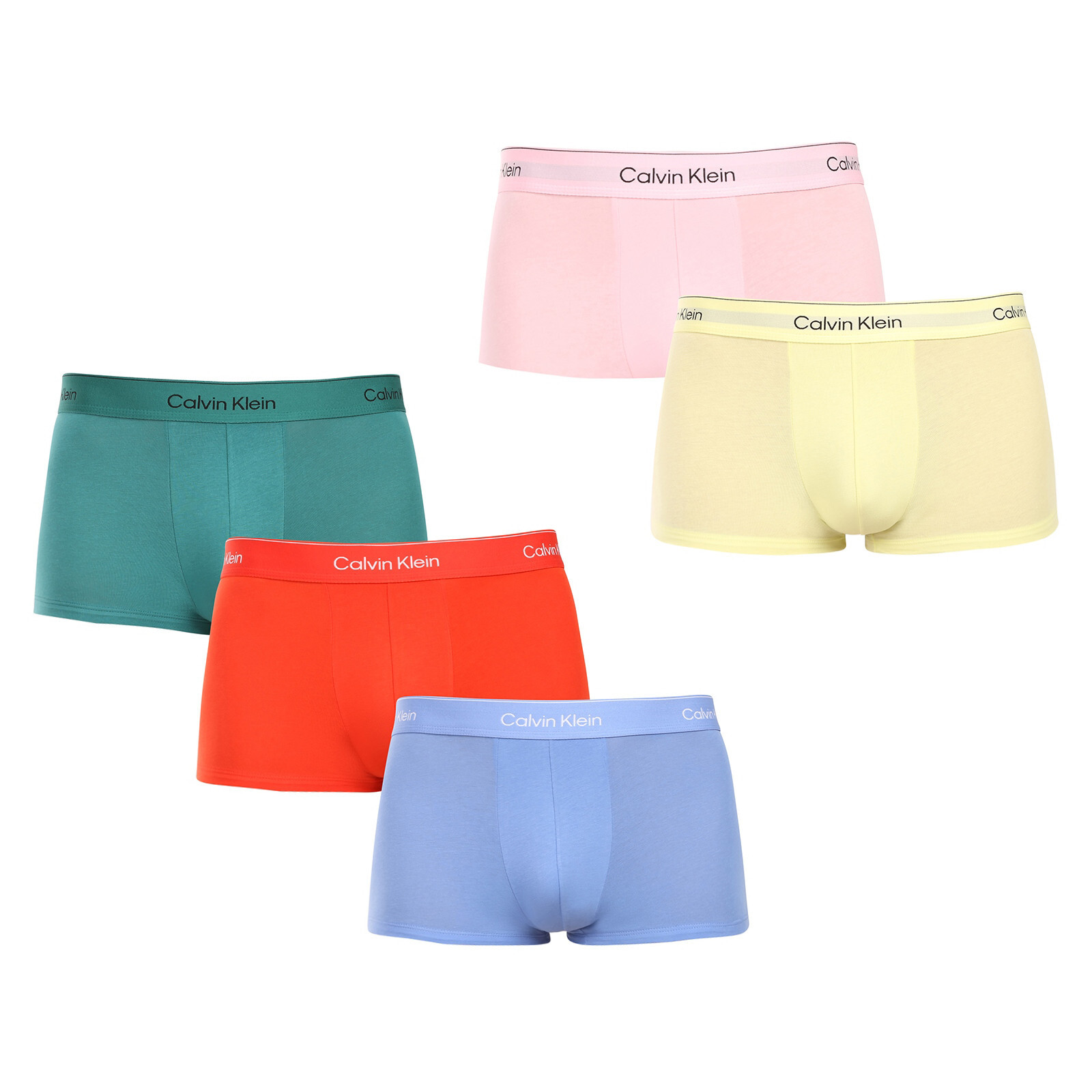 5PACK pánské boxerky Calvin Klein vícebarevné (NB4230-VST) M, trenky / trenýrky