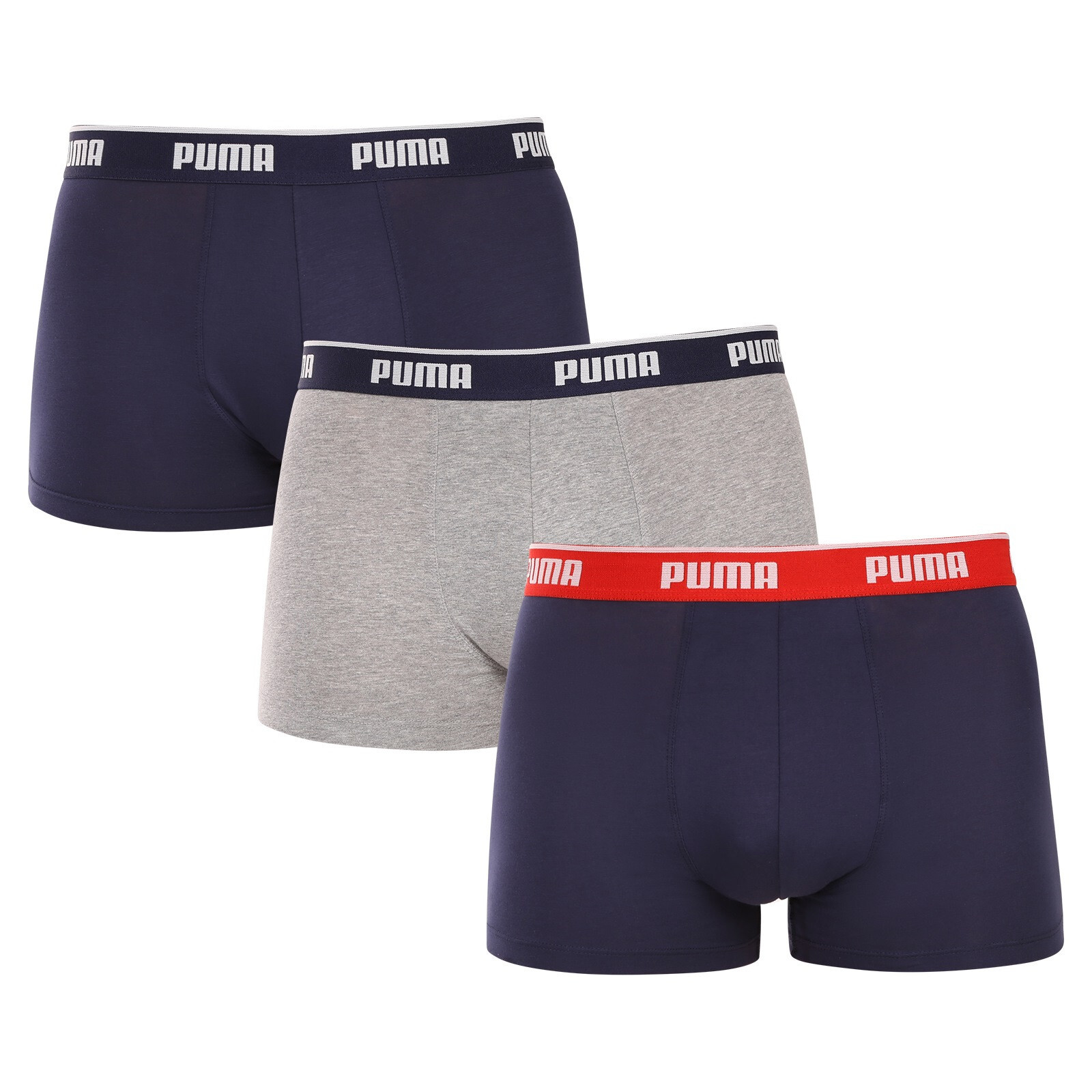 3PACK pánské boxerky Puma vícebarevné (701234187 005) XL, trenky / trenýrky