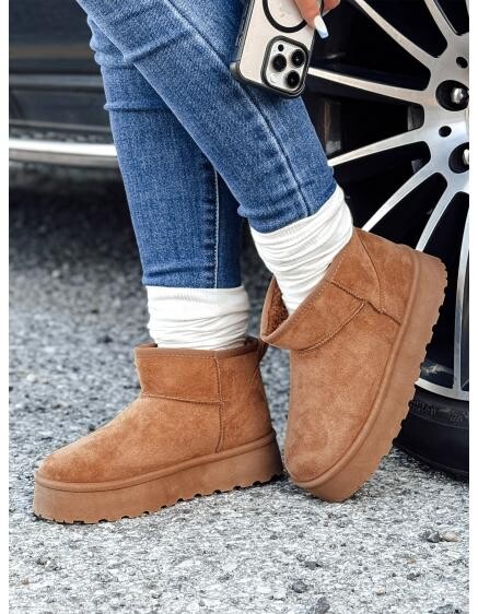 Dámské sněhule BRINETTO camel