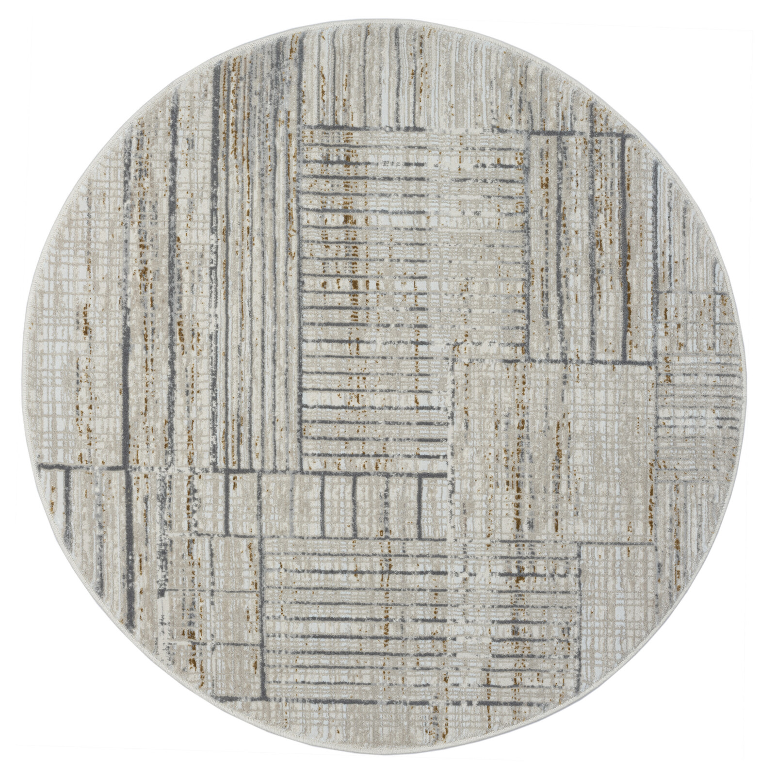 Kusový koberec My Love CA60014 creme kruh, 120x120, béžová, chodba / předsíň, My Flair