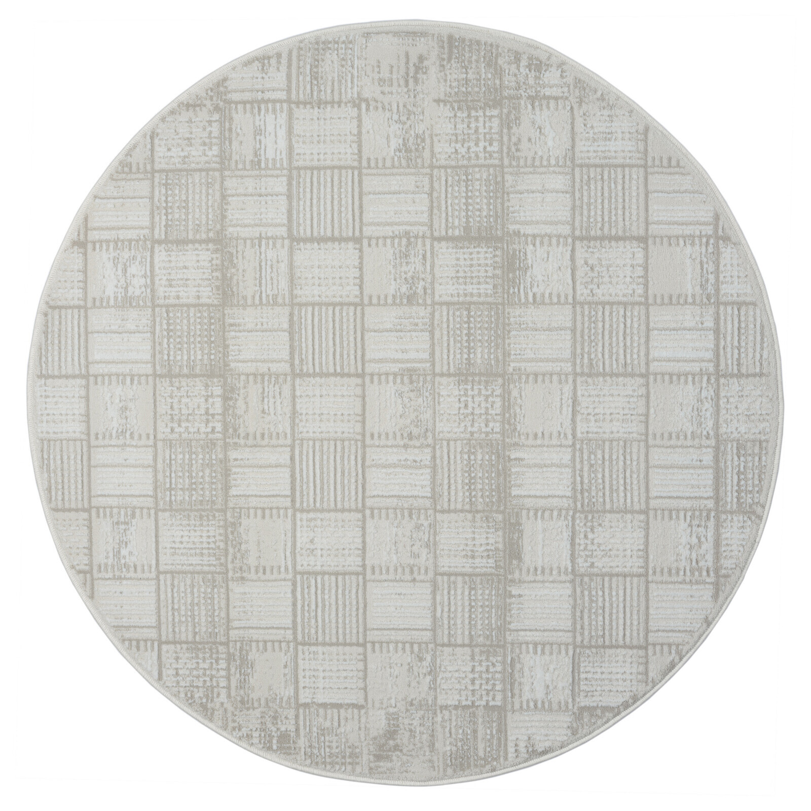 Kusový koberec My House CA60038 creme kruh, 120x120, béžová, chodba / předsíň, My Flair