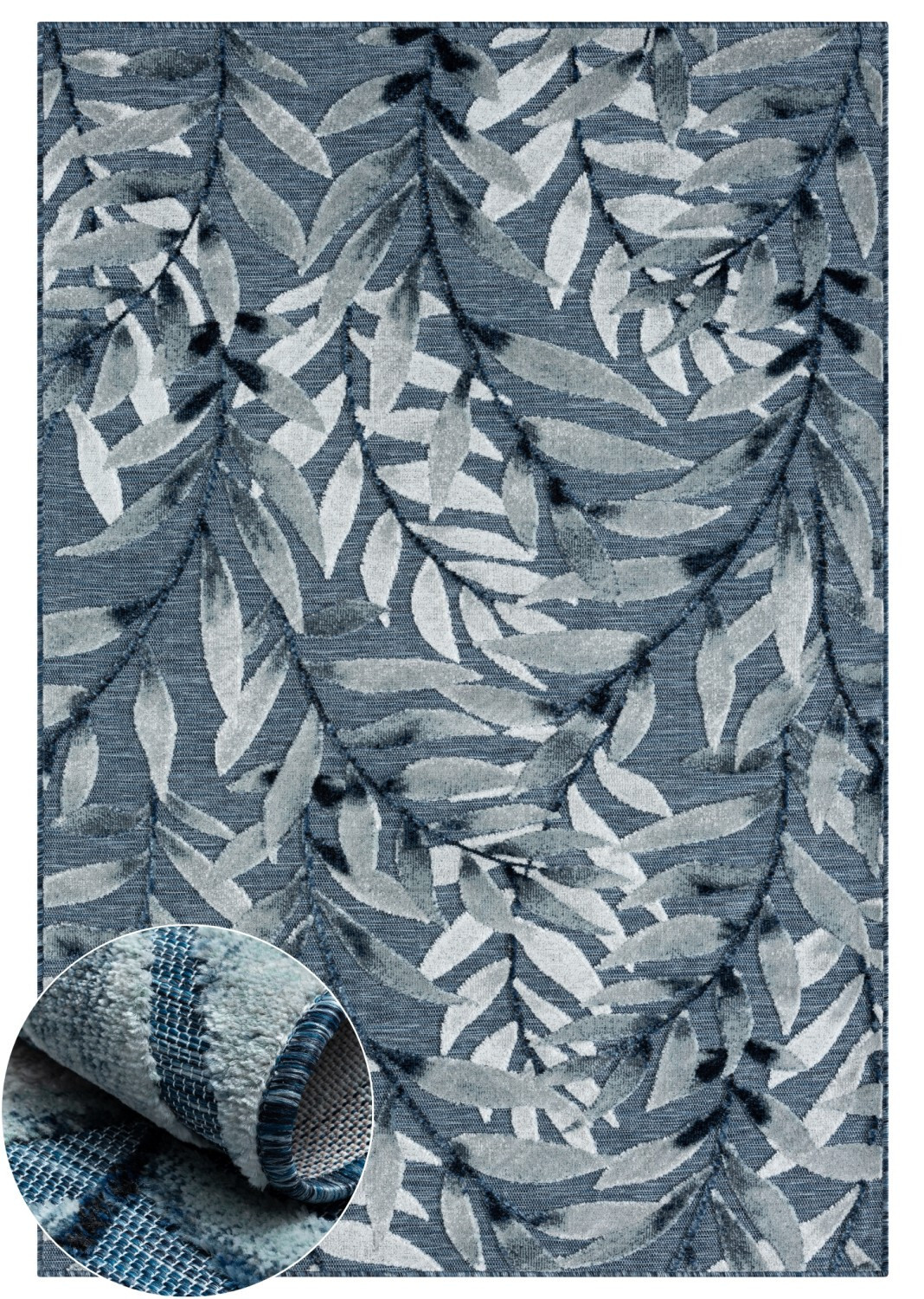 Kusový koberec Hazel blau, 150x80, modrá, chodba / předsíň, My Flair